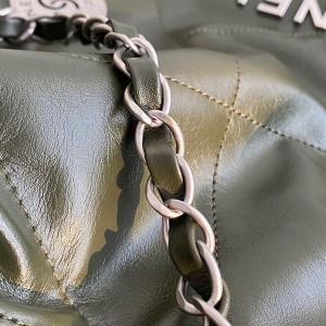 Chanel 22 Shopping Tote Bag 42CM Shiny Calfskin Leather Spring/Summer 2022 Collection - Image 6