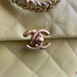 Chanel Backpack 20cm AS3108 Grained Calfskin Leather Gold Hardware Spring/Summer 2022 Collection - Image 4