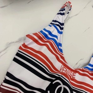 Chanel Biarrit One Piece High Cut Bikini Swimsuit Spring/Summer 2020 Collection - Image 6