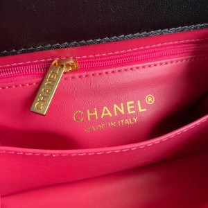 Chanel CC Wrapped Handle Bag 20cm AS2477 Lambskin Leather Gold Hardware Spring/Summer 2021 Collection - Image 9