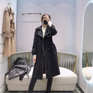 Chanel Chain Embroidered Double Breasted Trench Coat Fall/Winter 2020 Collection - Image 10