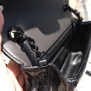 Chanel Chevron Mini Flap Bag 20cm Patent Leather Spring/Summer 2020 Collection - Image 7