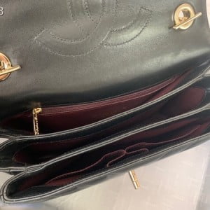Chanel Chevron Trendy CC Bag 25cm AS92236 Gold Hardware Lambskin Leather Spring/Summer 2022 Collection - Image 8