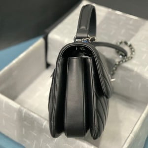Chanel Chevron Trendy CC Bag 25cm AS92236 Silver Hardware Lambskin Leather Spring/Summer 2022 Collection - Image 7