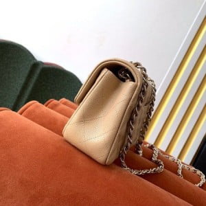 Chanel Classic Flap Bag 20cm Silver Hardware Caviar Leather Spring/Summer 2020 Collection - Image 5