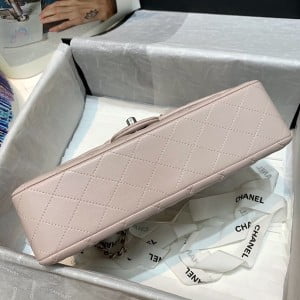 Chanel Classic Flap Bag 25cm A1112 Lambskin Leather Silver Hardware Cruise Fall/Winter 2021 Collection - Image 3