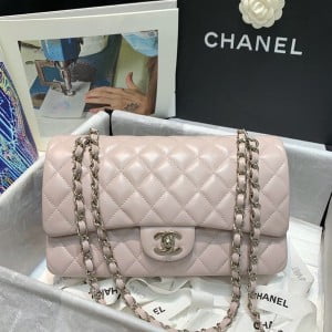 Chanel Classic Flap Bag 25cm A1112 Lambskin Leather Silver Hardware Cruise Fall/Winter 2021 Collection - Image 8