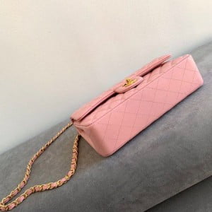 Chanel Classic Flap Bag 25cm Gold Hardware Lambskin Leather Spring/Summer 2020 Collection - Image 3
