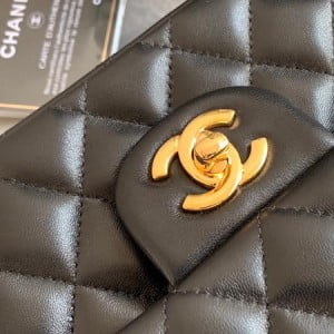 Chanel Classic Flap Bag 25cm Gold Hardware Lambskin Leather Spring/Summer 2020 Collection - Image 6