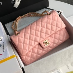 Chanel Classic Flap Bag 25cm Gold Hardware Patent Leather Spring/Summer 2020 Collection - Image 3
