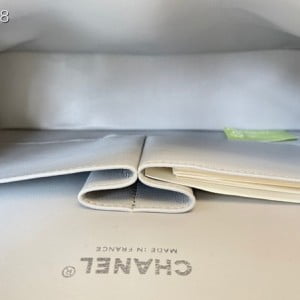 Chanel Classic Flap Bag 25cm Silver Hardware Lambskin Leather Spring/Summer 2021 Collection - Image 6