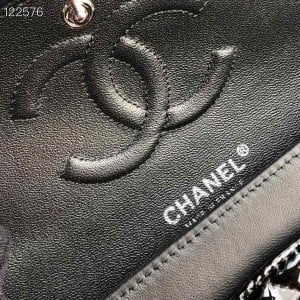 Chanel Classic Flap Bag 25cm Silver Hardware Patent Leather Spring/Summer 2020 Collection - Image 9