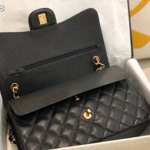 Chanel Classic Flap Jumbo Bag 58600 30cm Gold Hardware Lambskin Leather Fall/Winter 2020 Collection - Image 3