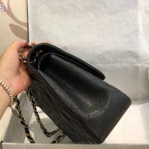 Chanel Classic Flap Jumbo Bag 58600 30cm Gold Hardware Lambskin Leather Fall/Winter 2020 Collection - Image 5