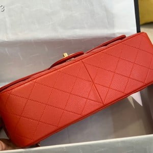 Chanel Classic Flap Jumbo Bag 58600 30cm Gold Hardware Lambskin Leather Fall/Winter 2020 Collection - Image 6