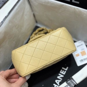 Chanel Classic Mini Flap Bag 18cm Gold Hardware Caviar Leather Spring/Summer 2020 Collection - Image 9