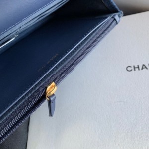 Chanel Denim 19 WOC Bag 20cm Lambskin Leather Spring/Summer 2020 Collection - Image 8