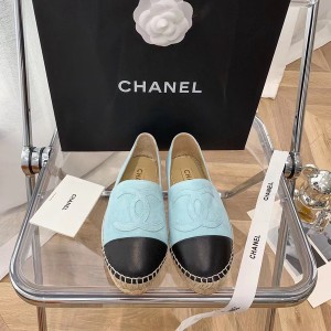 Chanel Espadrille Flats Suede/Lambskin Leather Fall/Winter 2021 Collection - Image 3