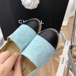 Chanel Espadrille Flats Suede/Lambskin Leather Fall/Winter 2021 Collection - Image 5
