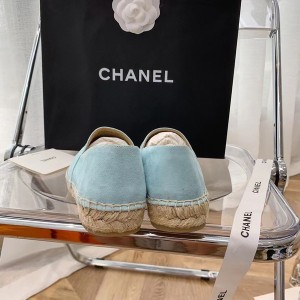 Chanel Espadrille Flats Suede/Lambskin Leather Fall/Winter 2021 Collection - Image 7
