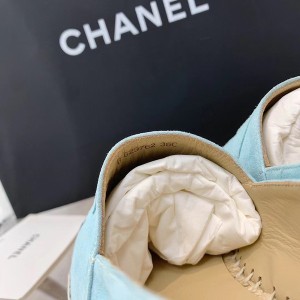Chanel Espadrille Flats Suede/Lambskin Leather Fall/Winter 2021 Collection - Image 8