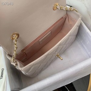Chanel Flap Bag 24cm Calfskin Leather Gold Hardware Fall/Winter 2020 Collection - Image 8