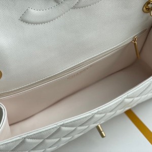 Chanel Flap Bag 30cm Grained Calfskin Leather Gold Hardware Spring/Summer 2021 Collection - Image 8
