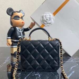 Chanel Flap Coin Purse With Chain 12cm AP68007 Lambskin Leather Gold Hardware Spring/Summer 2022 Collection - Image 3
