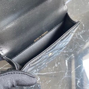 Chanel Flap Coin Purse With Chain 12cm AP68007 Lambskin Leather Gold Hardware Spring/Summer 2022 Collection - Image 9