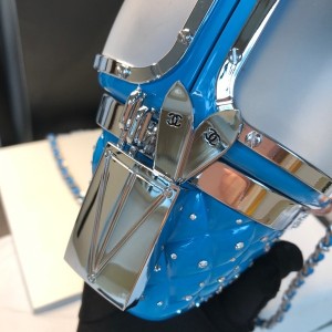 Chanel Gondola Lift Minaudière Bag Plexiglass Evening Bag Silver Hardware Fall/Winter 2019 Collection - Image 9