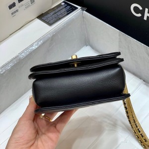 Chanel Jewel Woven Chain Flap Bag 16CM Lambskin Leather Hardware Fall/Winter 2020 Collection - Image 5
