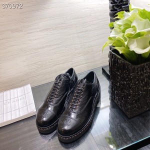 Chanel Lace Up Loafers Lambskin Leather Spring/Summer 2021 Collection - Image 9