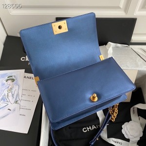 Chanel LeBoy Bag 25cm Lambskin Leather Gold Hardware Fall/Winter 2020 Collection - Image 4