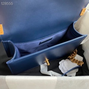 Chanel LeBoy Bag 25cm Lambskin Leather Gold Hardware Fall/Winter 2020 Collection - Image 9