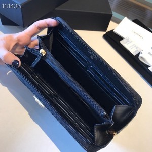 Chanel Leboy Zippy Wallet Gold Hardware Caviar Leather Fall/Winter 2020 Collection - Image 4