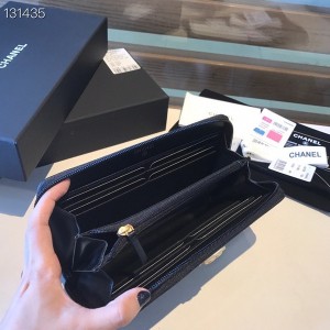 Chanel Leboy Zippy Wallet Gold Hardware Caviar Leather Fall/Winter 2020 Collection - Image 7