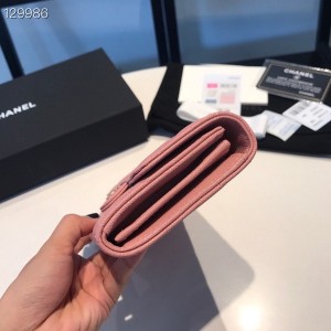 Chanel Long Wallet 19cm Gold Hardware Caviar Leather Fall/Winter 2020 Collection - Image 6