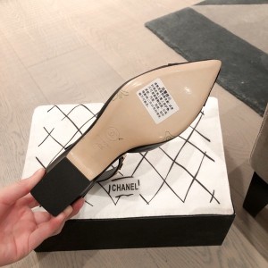 Chanel Mary Jane Flats Lambskin Leather Fall/Winter 2020 Collection - Image 9
