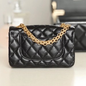 Chanel Mini 2.55 Bag Lambskin Leather Gold Hardware Fall/Winter 2020 Collection - Image 4