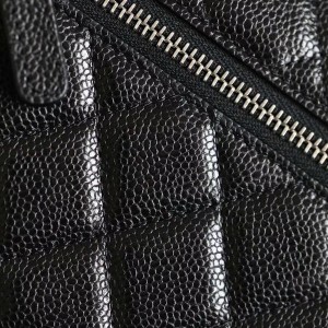Chanel Mini WOC Bag 15cm Caviar Leather Silver Hardware Fall/Winter 2020 Collection - Image 9