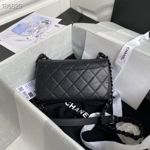 Chanel My Everything Lacquered Logo Flap Bag 20CM AS2302 Caviar Grained Calfskin Leather Lacquer Hardware Cruise 2021 Seasonal Collection - Image 3