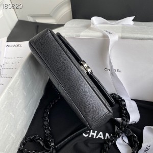 Chanel My Everything Lacquered Logo Flap Bag 20CM AS2302 Caviar Grained Calfskin Leather Lacquer Hardware Cruise 2021 Seasonal Collection - Image 4