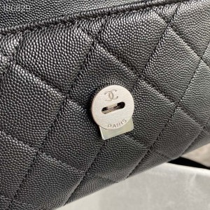 Chanel My Everything Lacquered Logo Flap Bag 20CM AS2302 Caviar Grained Calfskin Leather Lacquer Hardware Cruise 2021 Seasonal Collection - Image 9