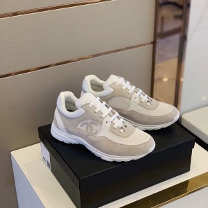 Chanel Nylon Trainer Sneakers Lambskin & Suede Leather Spring/Summer 2020 Collection - Image 3