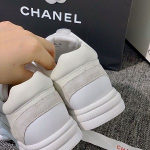 Chanel Nylon Trainer Sneakers Lambskin & Suede Leather Spring/Summer 2020 Collection - Image 5