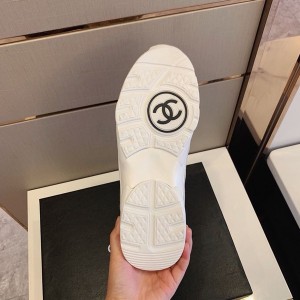 Chanel Nylon Trainer Sneakers Lambskin & Suede Leather Spring/Summer 2020 Collection - Image 9