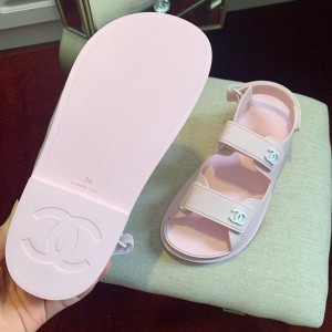 Chanel PVC Velcro Dad Sandals Spring/Summer 2020 Collection - Image 9