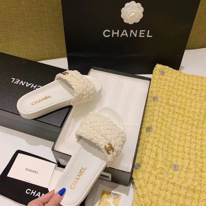 Chanel Pearl Beaded Embellished Sandals Calfskin Leather Spring/Summer 2020 Collection - Image 7