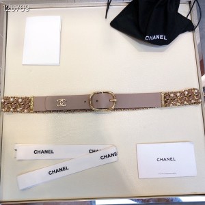 Chanel Pearl Chain Woven 3MM Belt Gold Hardware Calfskin Leather Fall/Winter 2020 Collection - Image 5