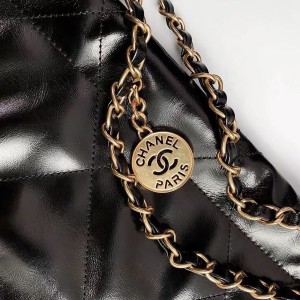 Chanel Plain Tote Bag 40cm AS3261 Calfskin Leather White Hardware Spring/Summer 2022 Collection - Image 3